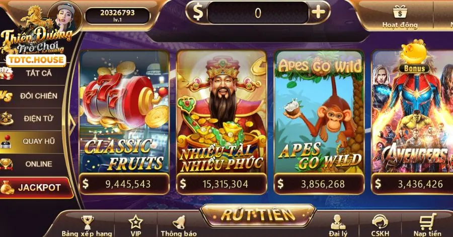 Nổ Hũ - Slots Game 9vnd Bet